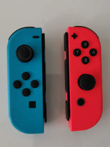 Genuine Official Nintendo Switch Joy-Con Controller Pair Neon Red/Blue