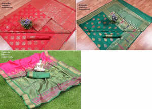 Indian Soft Silk Saree KVI Series / Bollywood Dress
