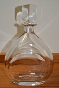 Crystal Decanter with Stopper - EUC