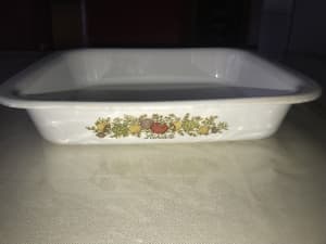 Vintage Corning ware Spice of Life1970s roaster 32cm