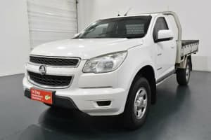 2014 Holden Colorado RG MY14 LX (4x2) White 6 Speed Automatic Cab Chassis
