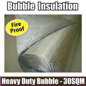 Extra Heavy Duty Thick Silver Foil Cell Air Bubble Insulation 60s