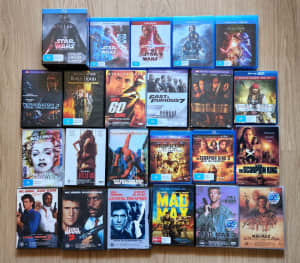 NEW & USED - VARIOUS BLURAY & DVD MOVIES FROM $2...