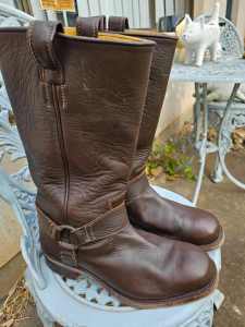 RM Williams Top Boots - Chestnut Yearling - 11G Factory Custom 12 Inch
