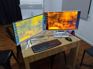 Lenovo AIO work station with monitor