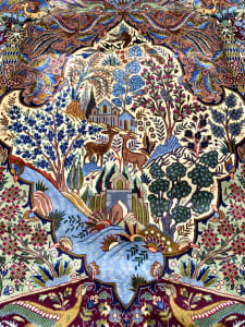 4x3M Persian Garden Of Eden Kashmar Rug