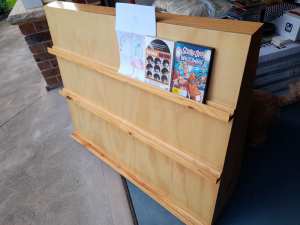 Wooden Stand for DVDs, Magazines, Vinyl Records 