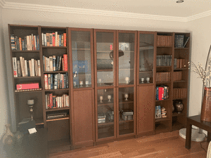 Large Brown Mahogany coloured Bookcase