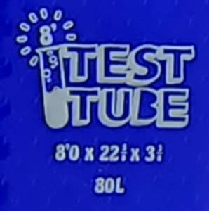 Surfboard Softlite Test Tube 8