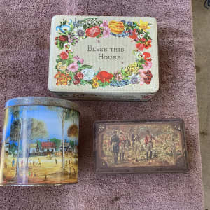 Tins for sale