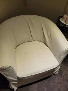 Tub chair cream colour 