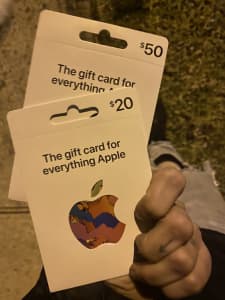 Apple gift cards unwanted gift