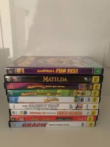 DVD’s (kids to teen age) $40 the lot (9 of them)