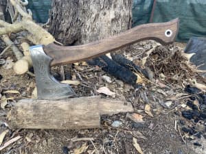 Viking design hatchet axe