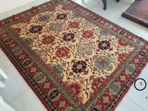 Hand-knotted, 100% wool, natural dyed Oriental rugs $300 per M2