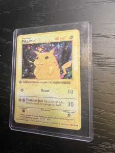 1st edition Pikachu Pokémon card