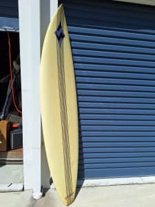 7.6ft Thruster surfboard 