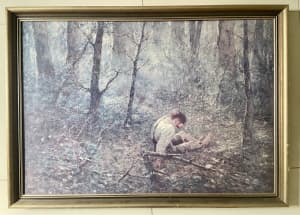 Frederick McCubbin “Lost” large framed print