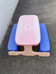 Children’s Plastic Table and Seats