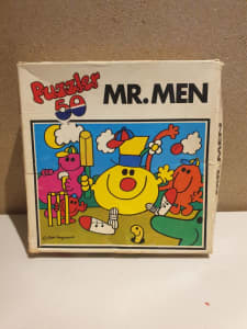 Vintage MR. MEN 50 Piece Jigsaw Puzzle - Complete