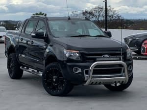2015 Ford Ranger PX Wildtrak Double Cab Black 6 Speed Sports Automatic Utility