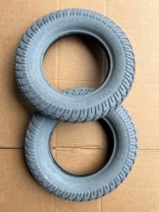 Pair of Primo Durotrap 3.00-8 ( 14 x 3 inch ) Wheelchair Tyres