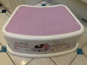 Minnie Mouse step stool for kids