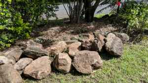 Bush Rocks, clean and manageable sizes