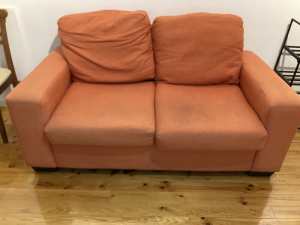 Sofa average condition orange