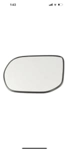 Left Driver Side New Rearview Mirror Glass Heated For Honda Civic 