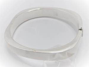 925 sterling silver hinged bangle