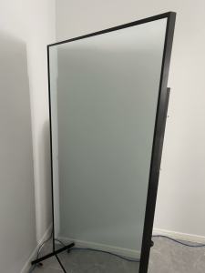 Large portable mirror for dance/gym