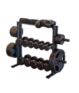 RapidStorage Dumbell and Multipurpose Fitness Rack With 3 Shelves- new