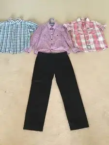 Boys Size 7 Clothes- Pants and shirts