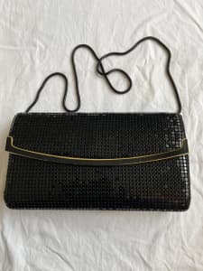 Vintage Black Mesh Handbag