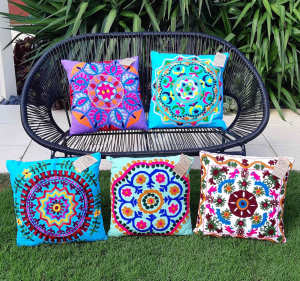 New Embroidered Suzani Cushion Covers