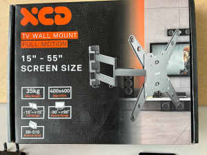 XCD TV Full Motion Wall Mount 15 to 55 inch TVs