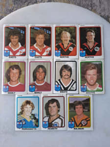 Scanlens Rugby League cards 1981.