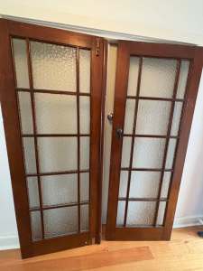 Art Deco French Doors Pair