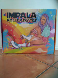 NEAR NEW IN ORIGINAL BOX Women Impala Roller Skates Size EU38 USA7 UK5