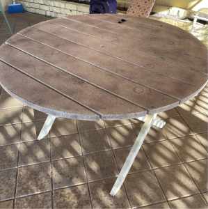 Patio table and stool