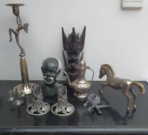 Vintage metalware & ornaments 