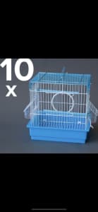 Canary cages in boxes (small & a breeding set)