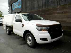 2015 Ford Ranger PX MkII XL White 6 Speed Manual Cab Chassis