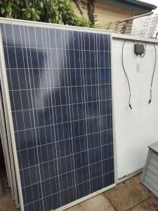 Solar panels grid sized