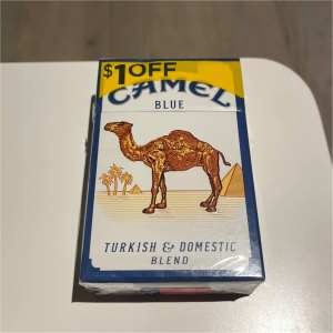 Camel Blue Pack Vintage smoke case