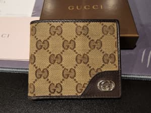 Gucci Key Case GG Marmont Pink Beige Brown Leather Rare Women's Size 6  x 9.5 cm