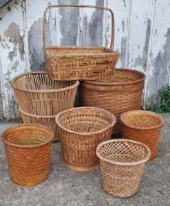 Lot of Vintage Baskets 