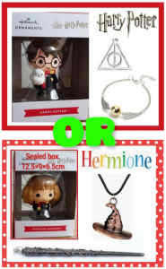 NEW Hallmark Harry Potter/Jewellery OR Hermione Granger/Jewellery