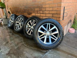 Toyota Hilux SR5 18 Inch Alloy Wheels with Yokohama Tyres *Delivery*